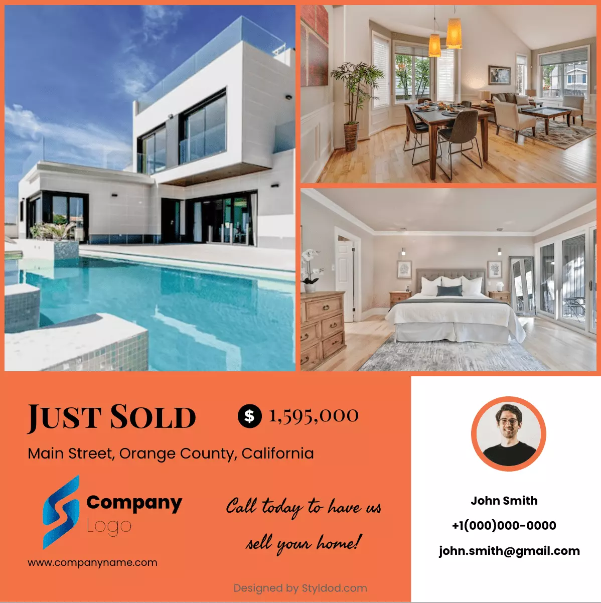 Just Sold 1 flyer template