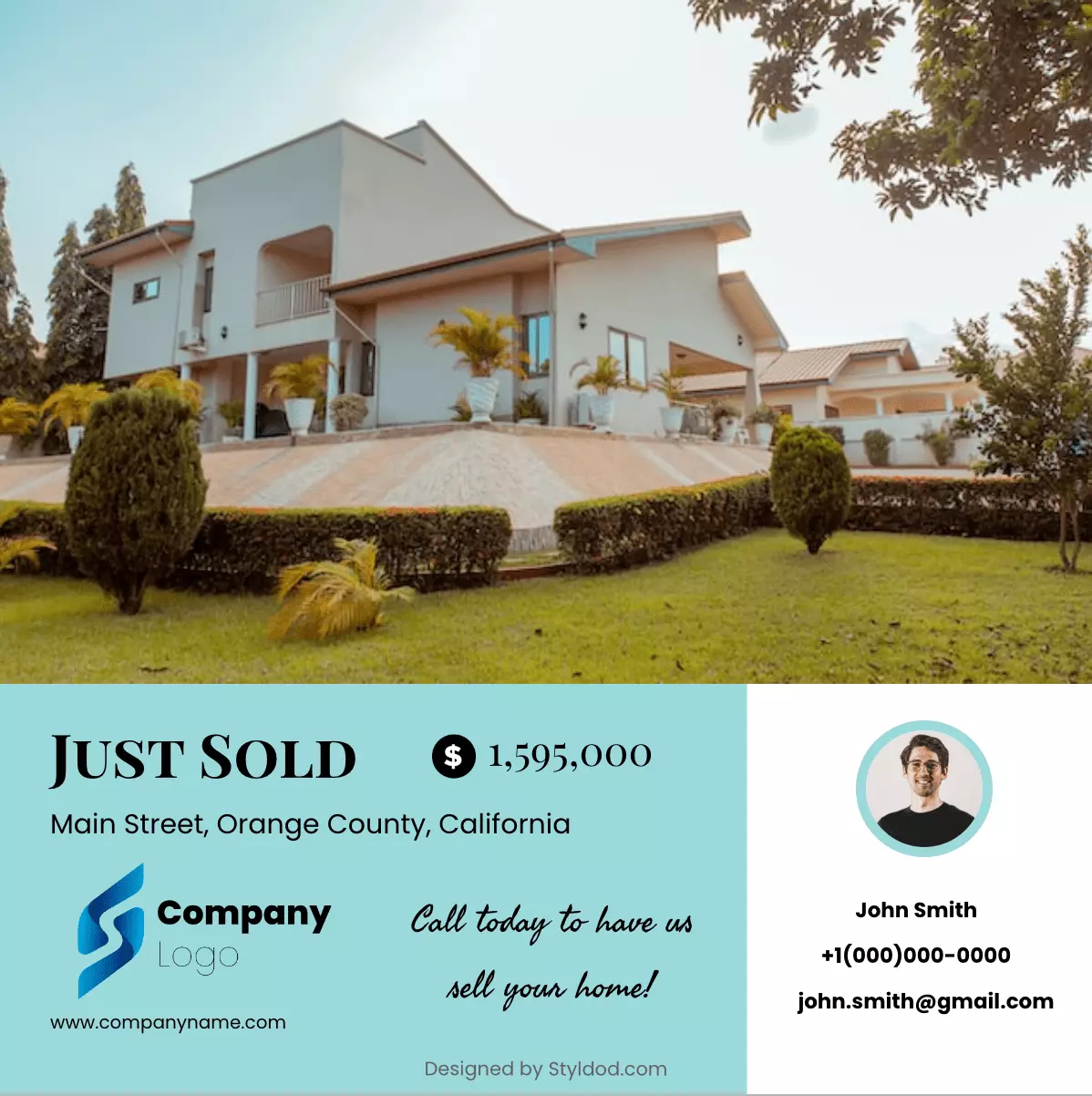 Just Sold 4 flyer template