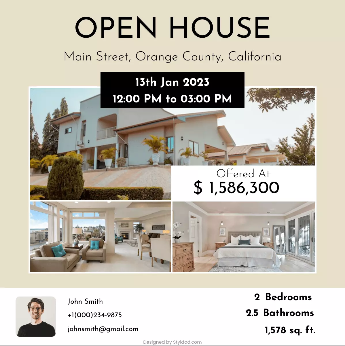 Open House 6 flyer template