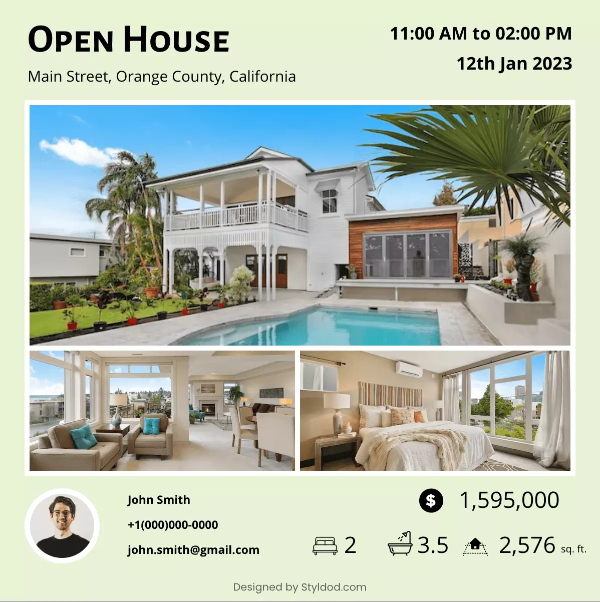 Open House 9 flyer template