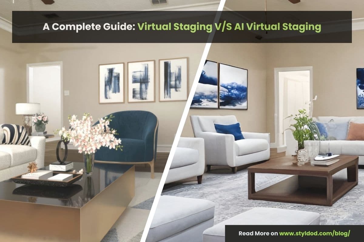 Virtual Staging vs AI Virtual Staging: A Comparison Guide
